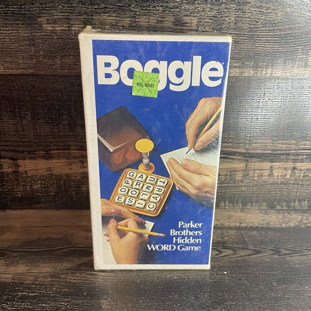 Vintage 1976 Boggle Parker Brothers Hidden Word Game New FACTORY SEALED